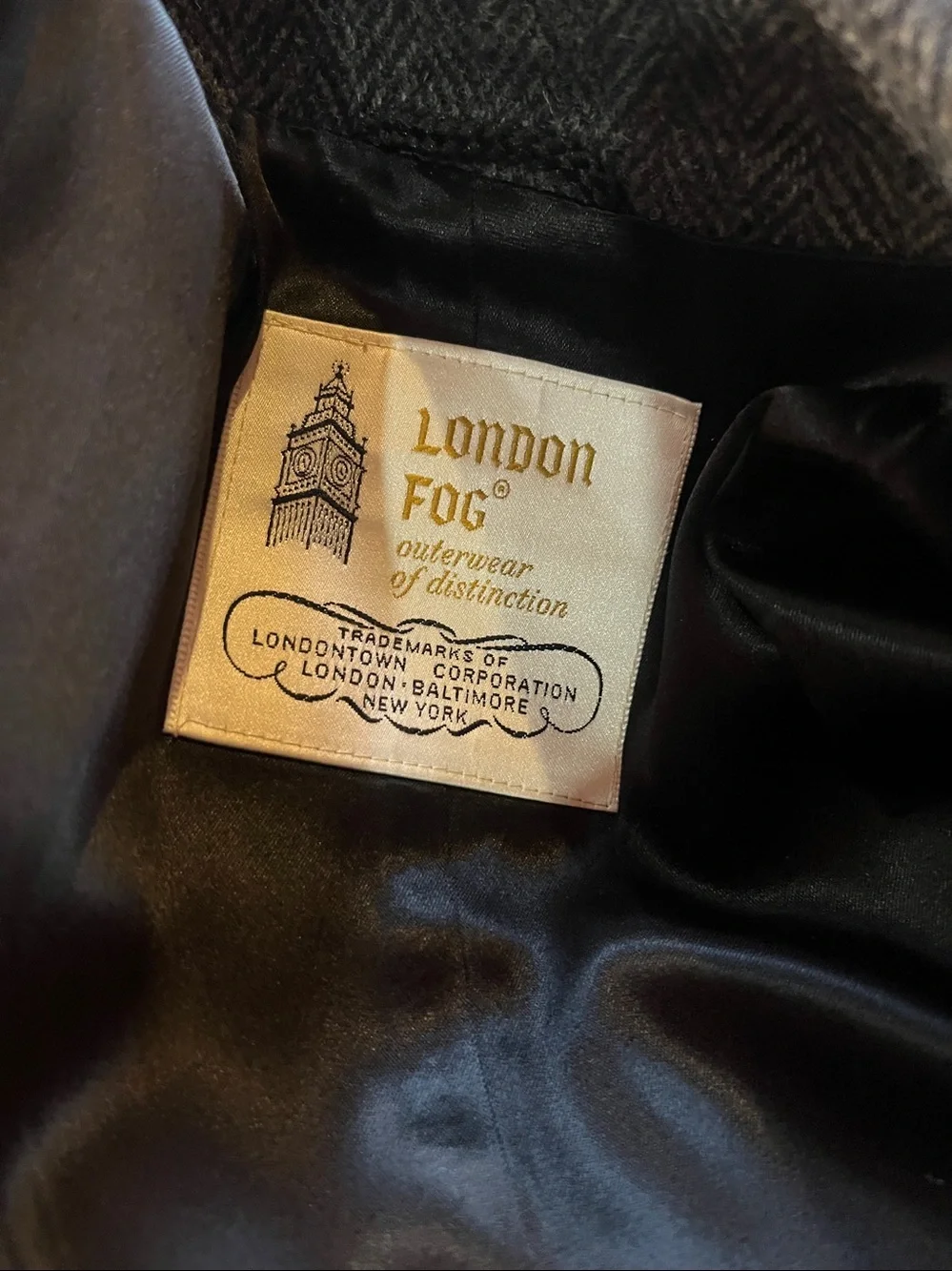 London Fog size look